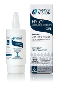 HYLO Gel lubricating eye drops